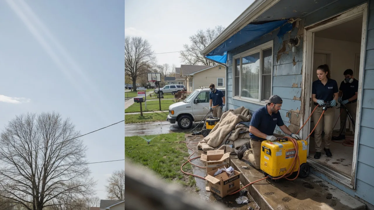 Basement Flood Cleanup in Marshall, VA near me